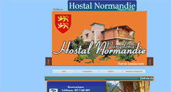 Desktop Screenshot of hostalnormandie.com